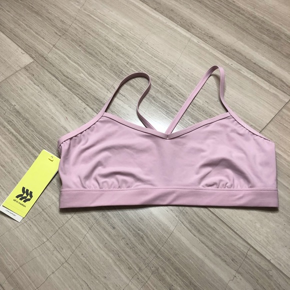 all in motion Other - NWT All in Motion Sports Bra Low Support Criss Cross Lilac Large